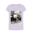 Violet Printed T-shirt Front