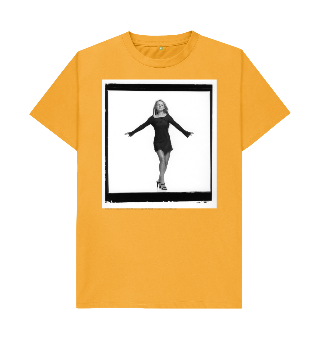 Mustard printed t shirt front