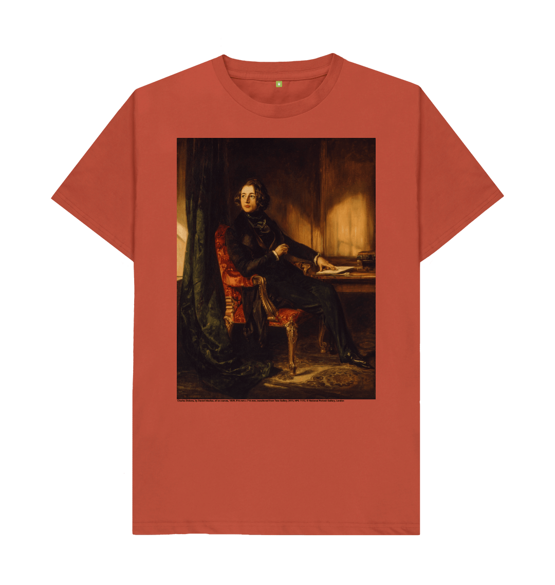 Rust printed t shirt front
