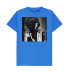 Bright Blue Printed T-shirt Front