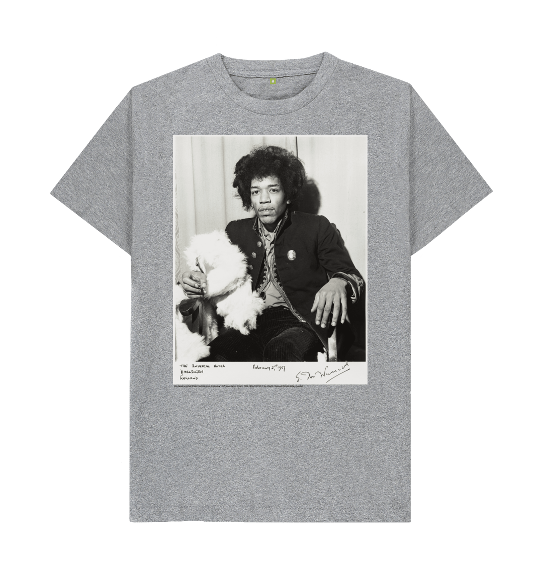 Athletic grey printed t shirt front
