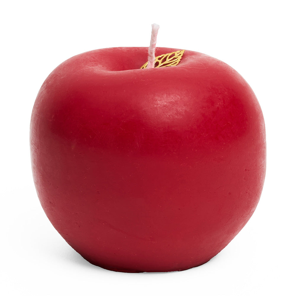 Red apple scented candle