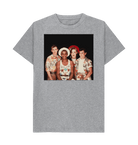 Athletic Grey Printed T-shirt Front