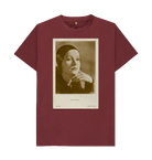 Red Wine Printed T-shirt Front