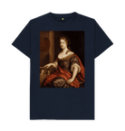 Navy Blue Printed T-shirt Front