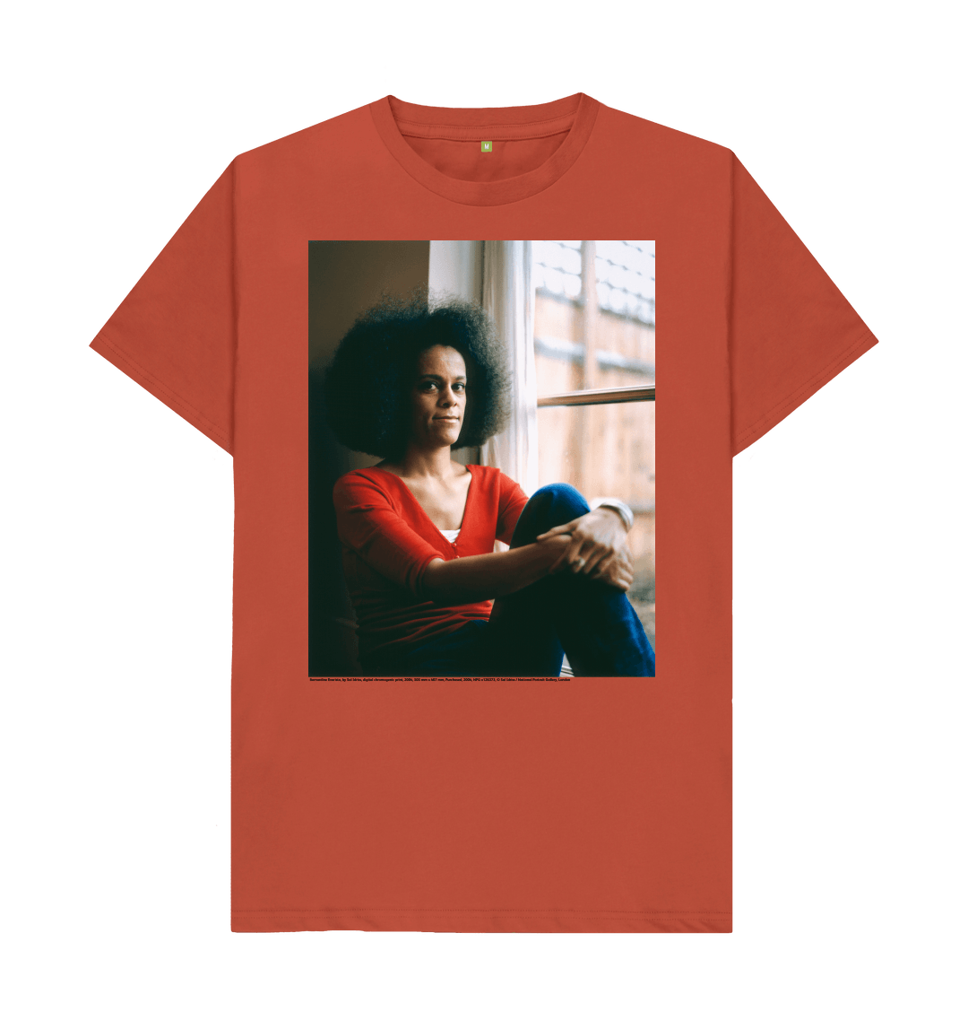 Rust printed t shirt front