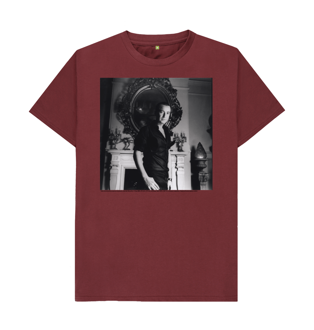Red wine printed t shirt front