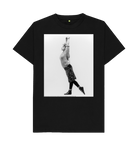 Black Printed T-shirt Front