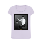 Violet Printed T-shirt Front