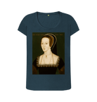 Denim Blue Printed T-shirt Front