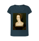 Denim Blue Printed T-shirt Front