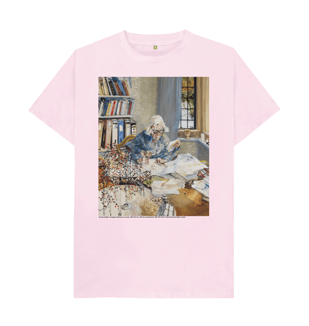Pink printed t shirt front