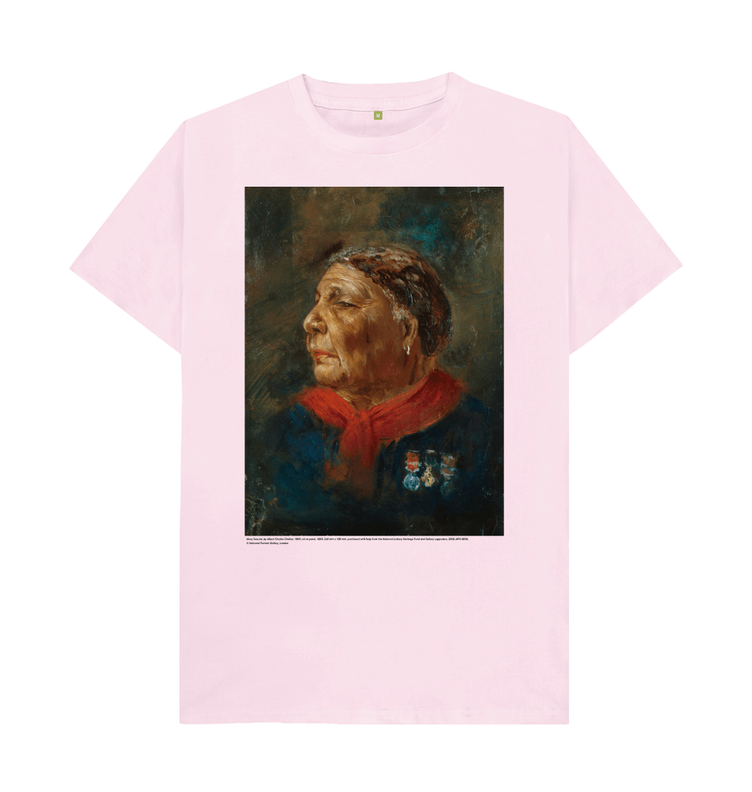 Pink printed t shirt front