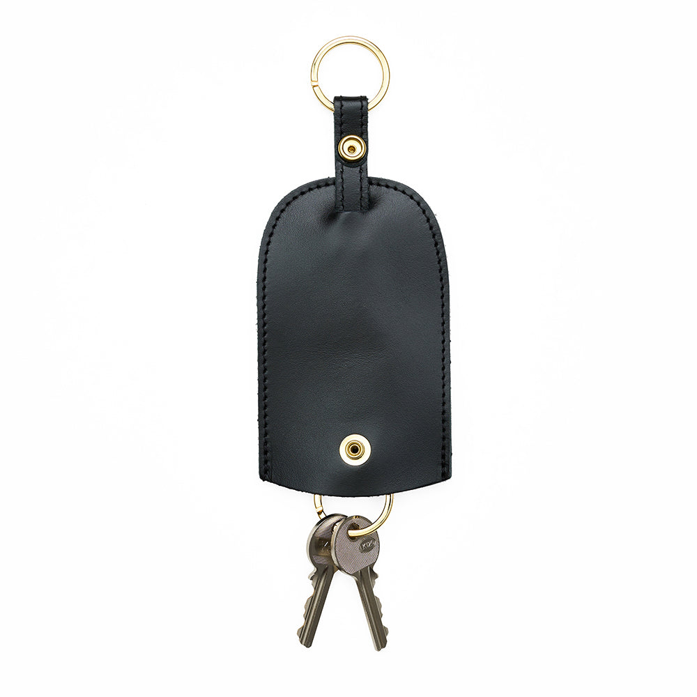 Roam bell key holder back styled tan black