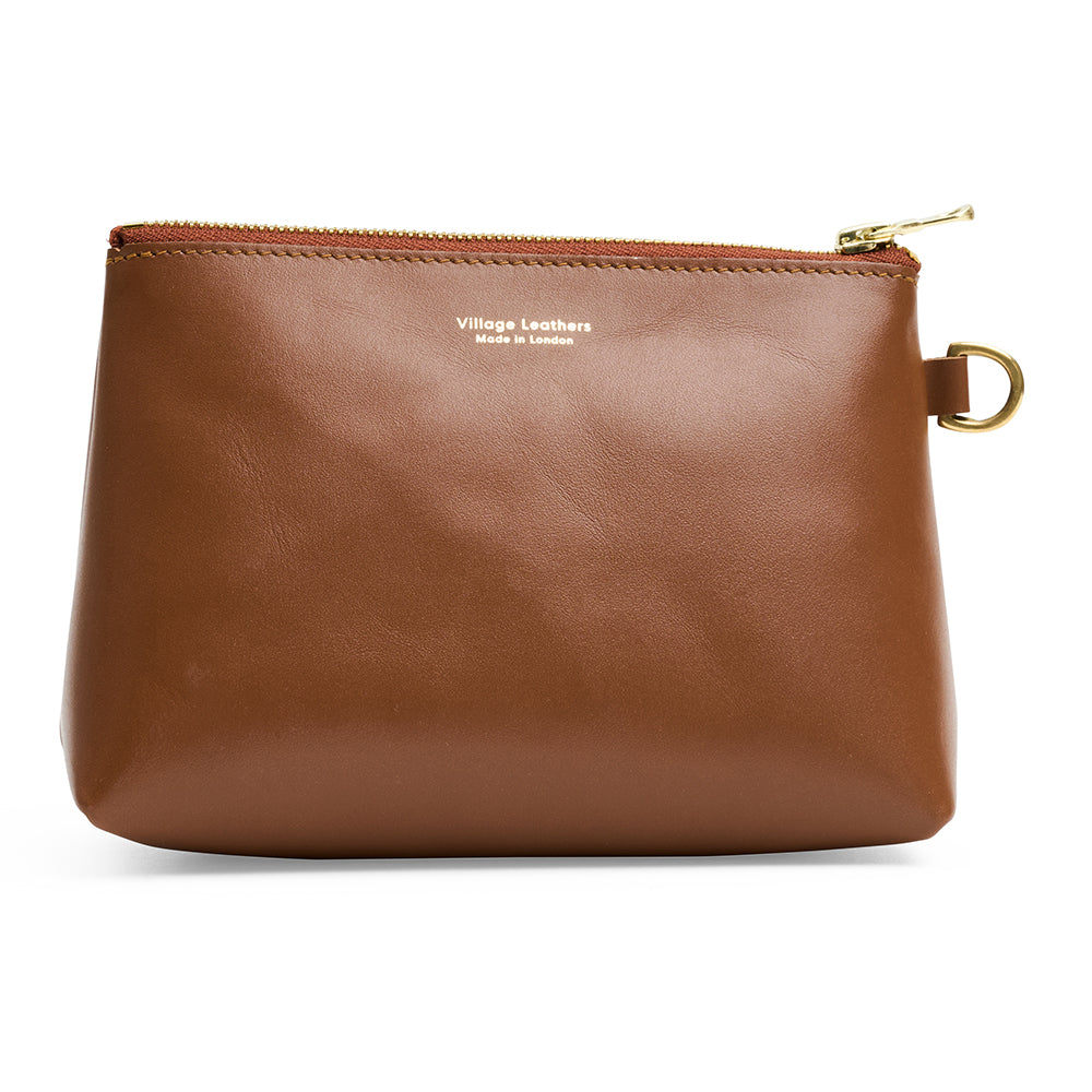 Roam travel bag tan brown back