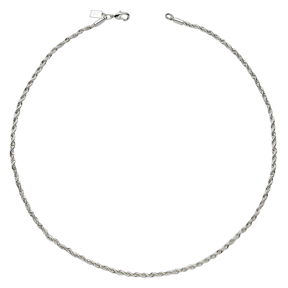 Rope chain silver