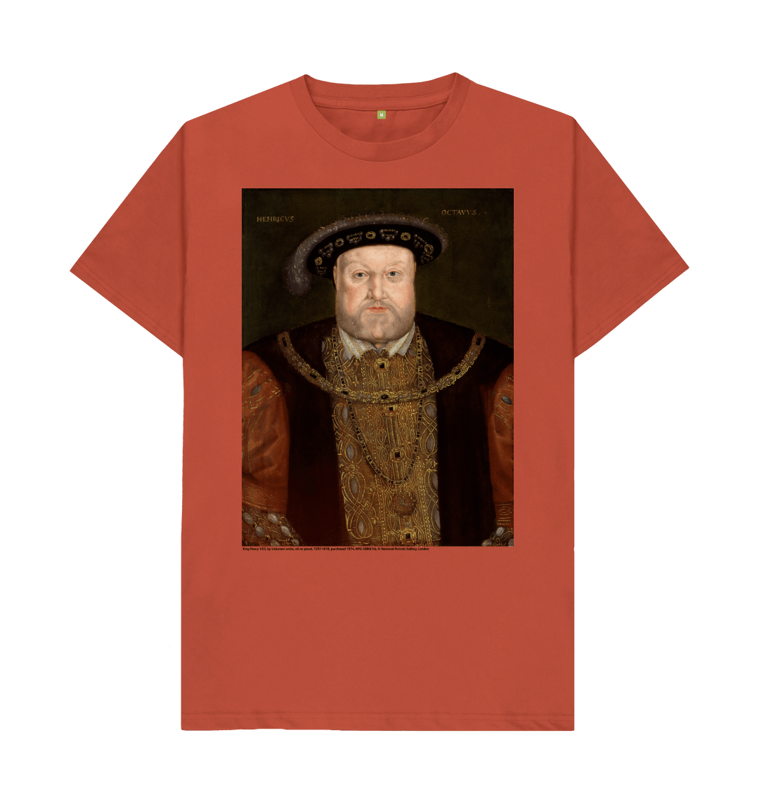 Rust printed t shirt front