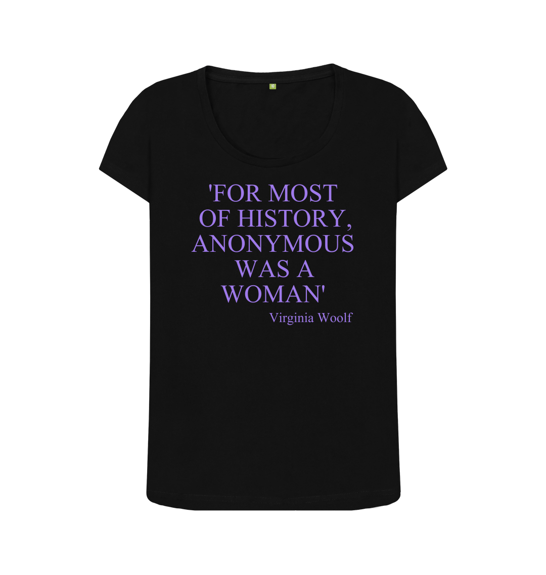 Black printed t shirt front
