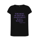 Black Printed T-shirt Front