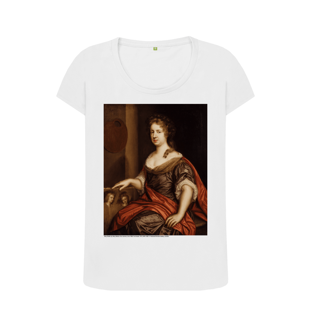 White printed t shirt front
