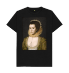 Black Printed T-shirt Front