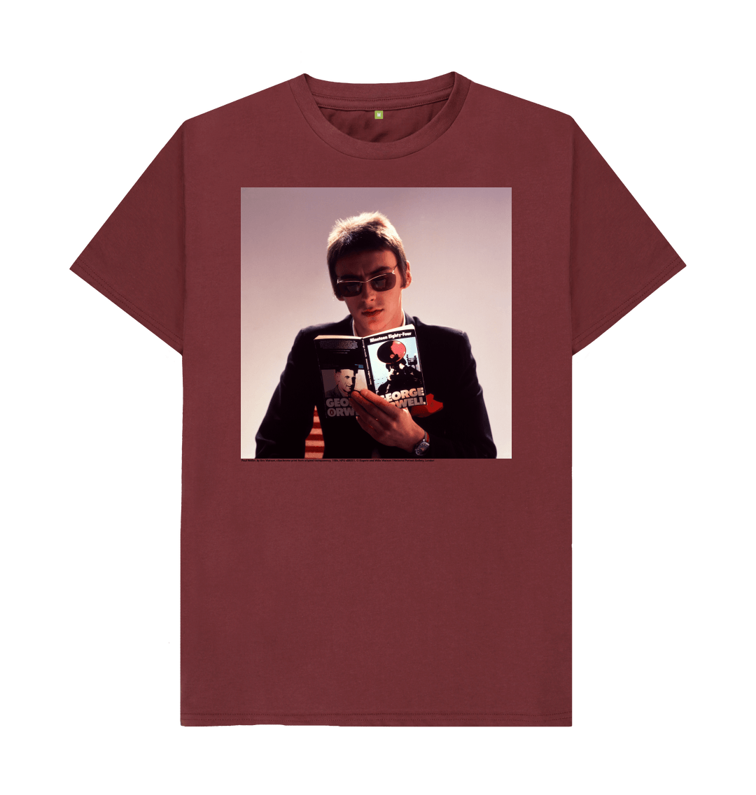 Red wine printed t shirt front