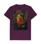 Purple Printed T-shirt Front