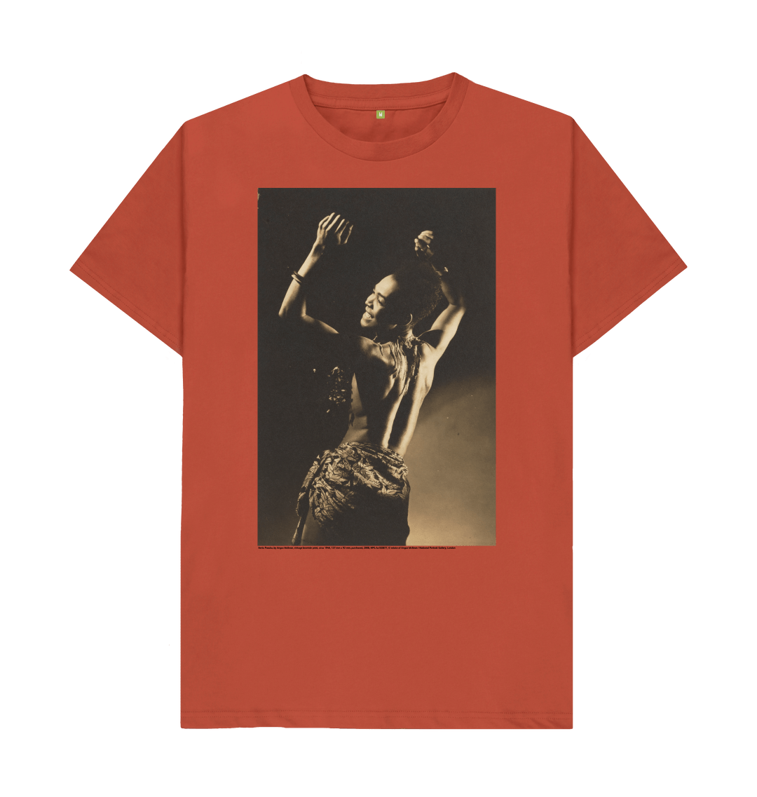 Rust printed t shirt front
