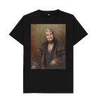 Black Printed T-shirt Front