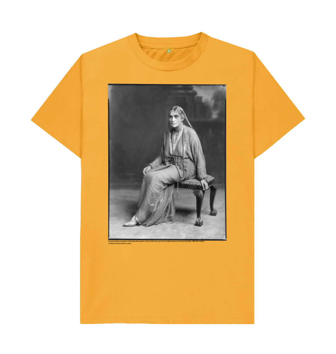 Mustard printed t shirt front