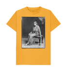 Mustard Printed T-shirt Front