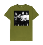 Moss Green Printed T-shirt Front