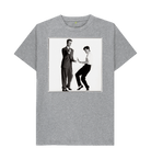 Athletic Grey Printed T-shirt Front