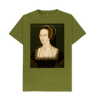Moss Green Printed T-shirt Front