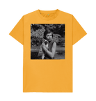 Mustard Printed T-shirt Front