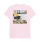 Pink Printed T-shirt Front