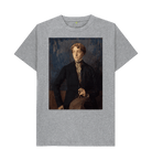 Athletic Grey Printed T-shirt Front
