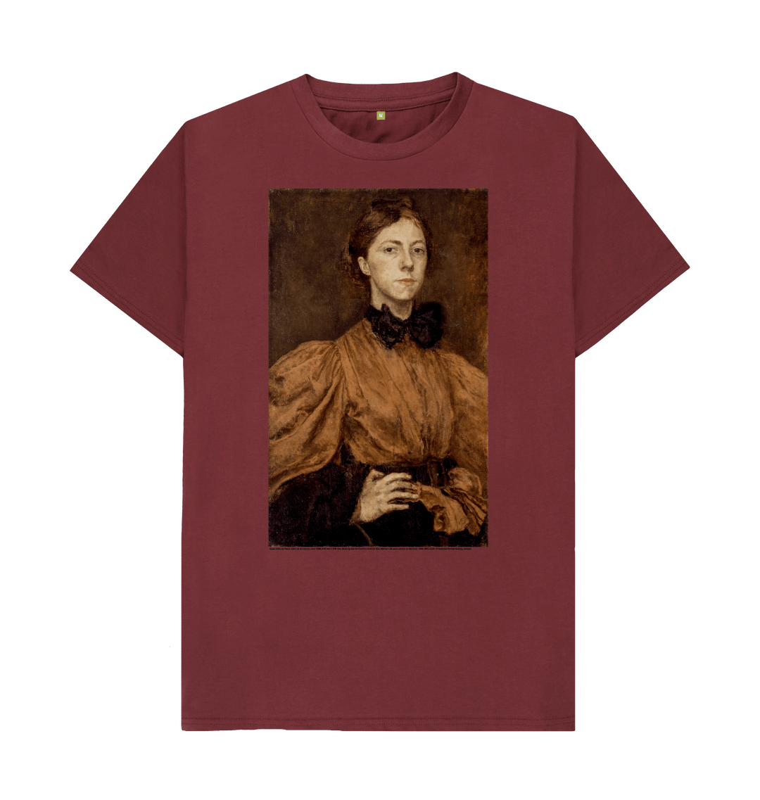 Red wine printed t shirt front