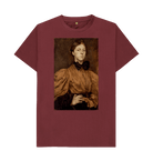 Red Wine Printed T-shirt Front