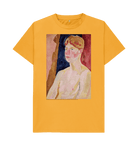Mustard Printed T-shirt Front