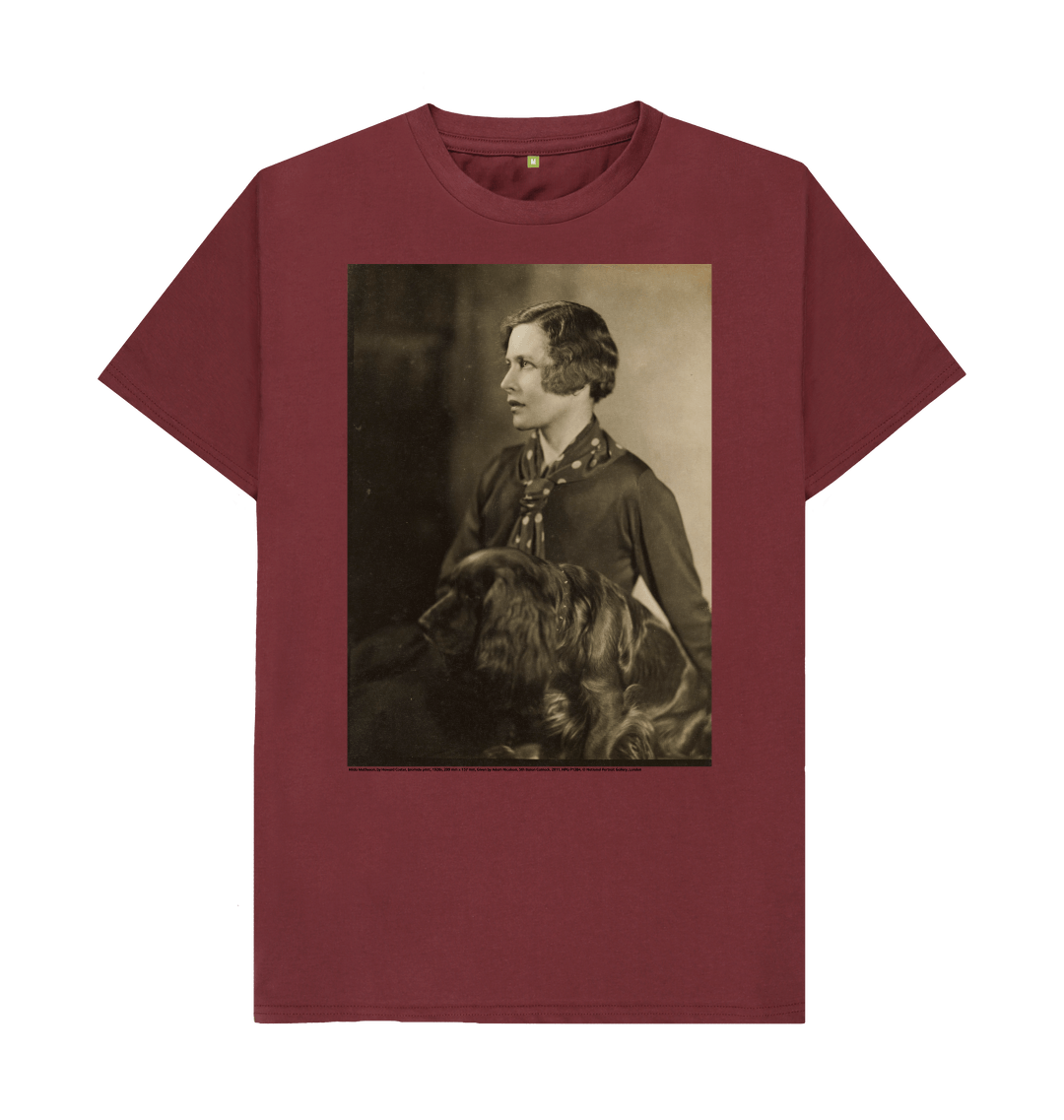Red wine printed t shirt front