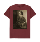 Red Wine Printed T-shirt Front