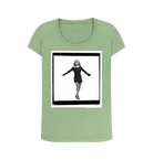 Sage Printed T-shirt Front