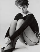 Audrey Hepburn in costume for 'The Secret People' Portrait Print