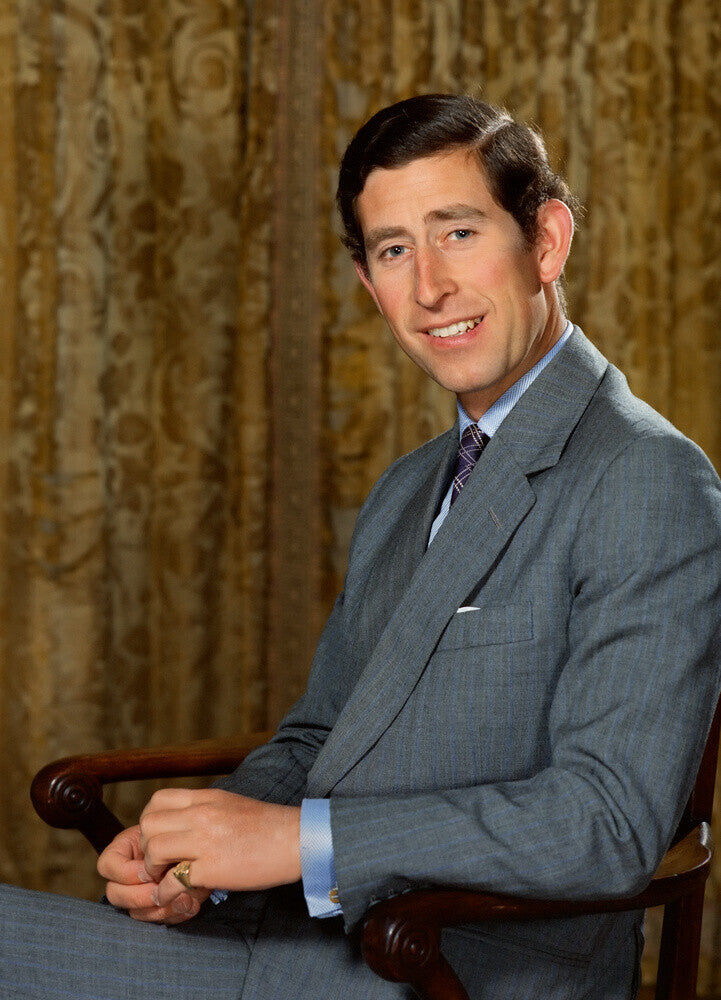 King charles iii portrait print