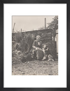 Beatrix Potter Portrait Print (Art print, Small, Black frame frame)