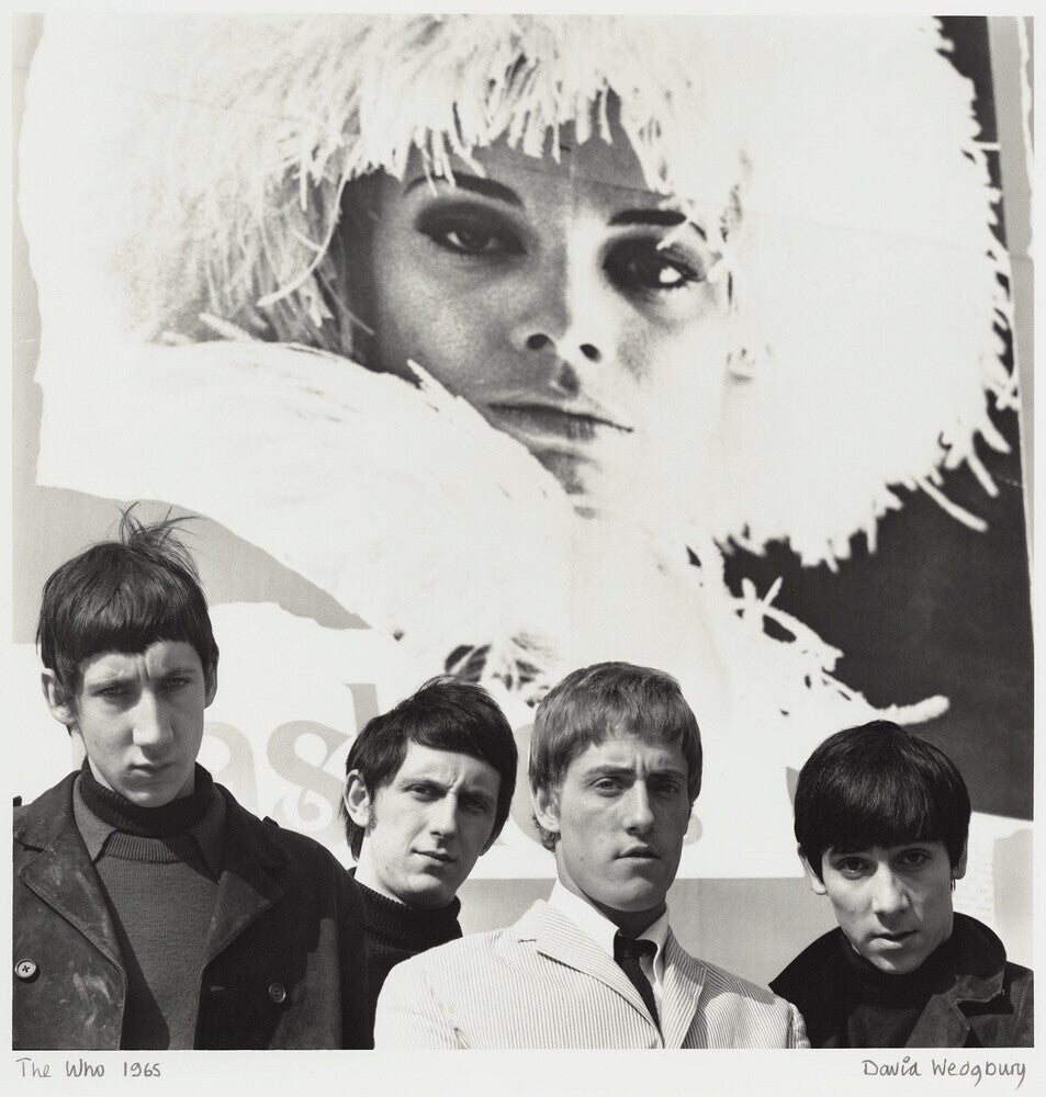 The who (pete townshend; john entwistle; roger daltrey; keith moon) portrait print