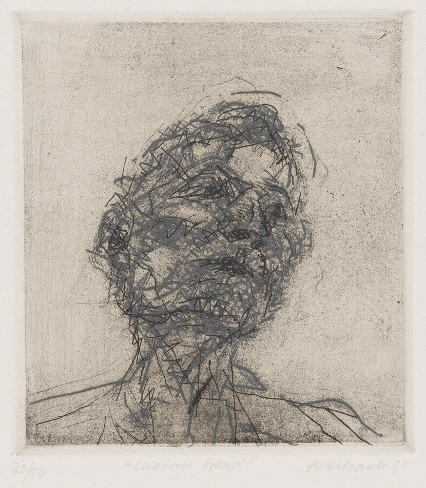 Lucian freud portrait print