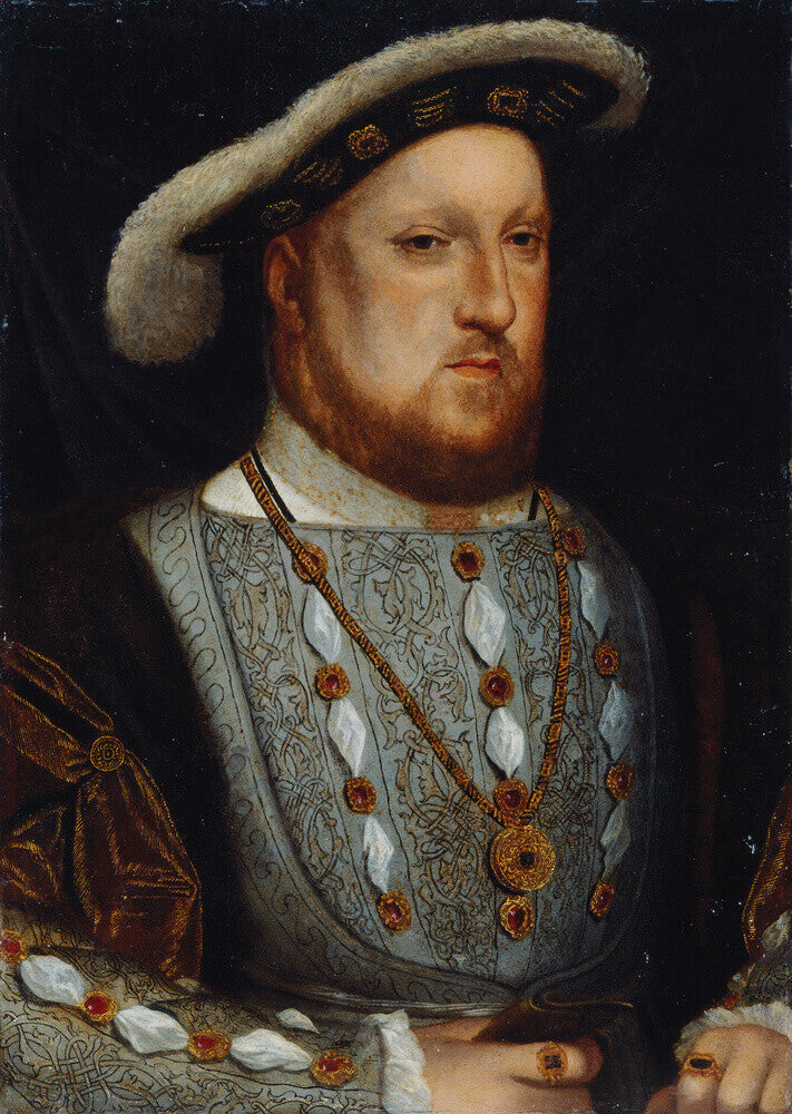 King henry viii portrait print