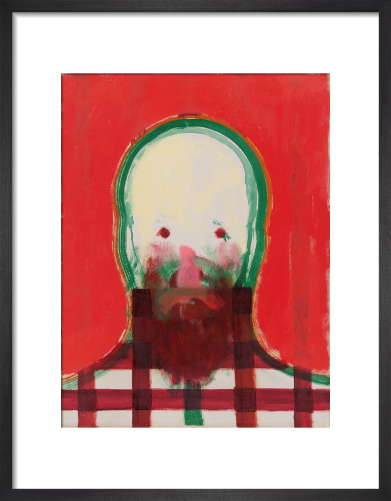 (john) peter warren cochrane portrait print (art print, small, black frame)